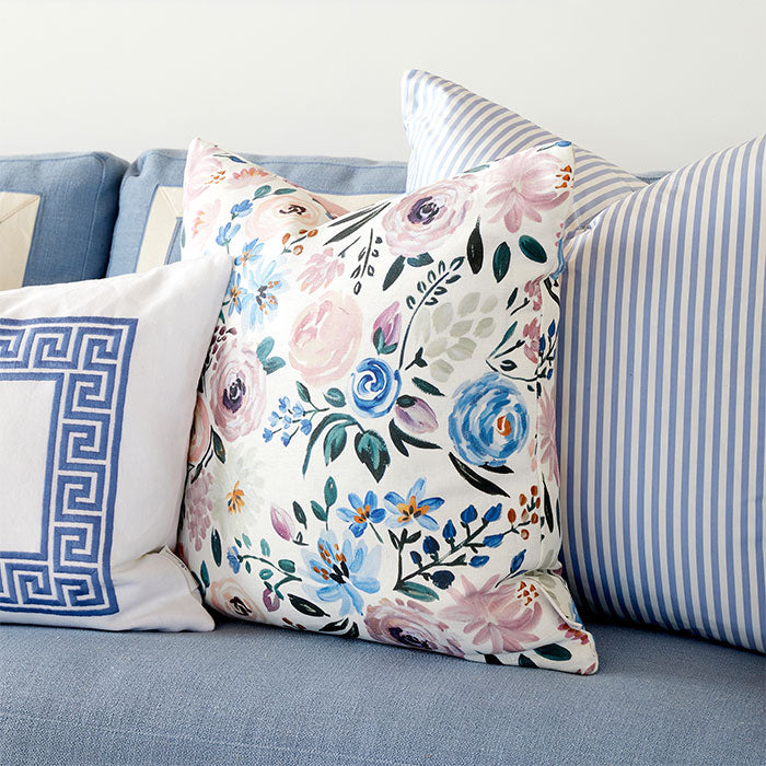 Decorative Pillow Cover Set, English Garden for Sofas, Beds and Living Room Accents, 4 Size Options image 7