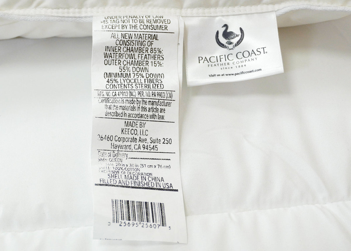 Bed Pillow, Tria Down & Featured at Many Ritz Carlton, Hypoallergenic Comfort for Sleeping, Reading and Bedroom Comfort, 4 Size Options image 7