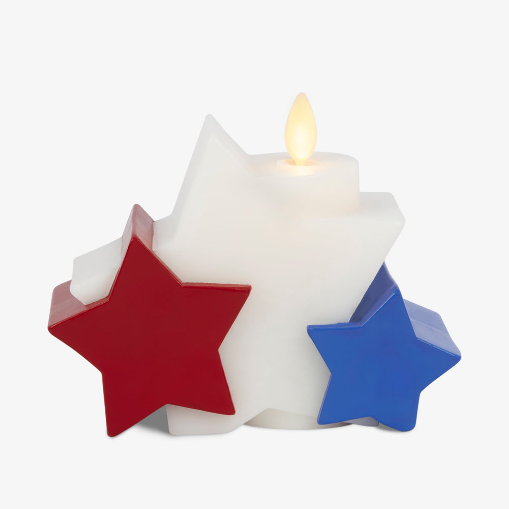 Flameless Candle, Bright White Liberty Stars for Bedrooms, Living Rooms and Everyday Candlelight Ambience image 7