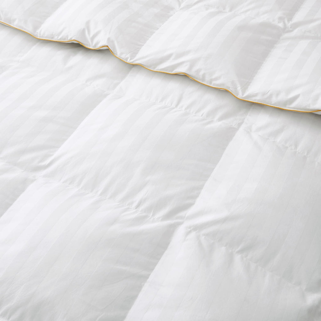 Down & Feather Comforter, All Seasons White Goose, Lightweight Design for Year-Round Bedroom Comfort and Restful Sleep, 5 Size Options image 7