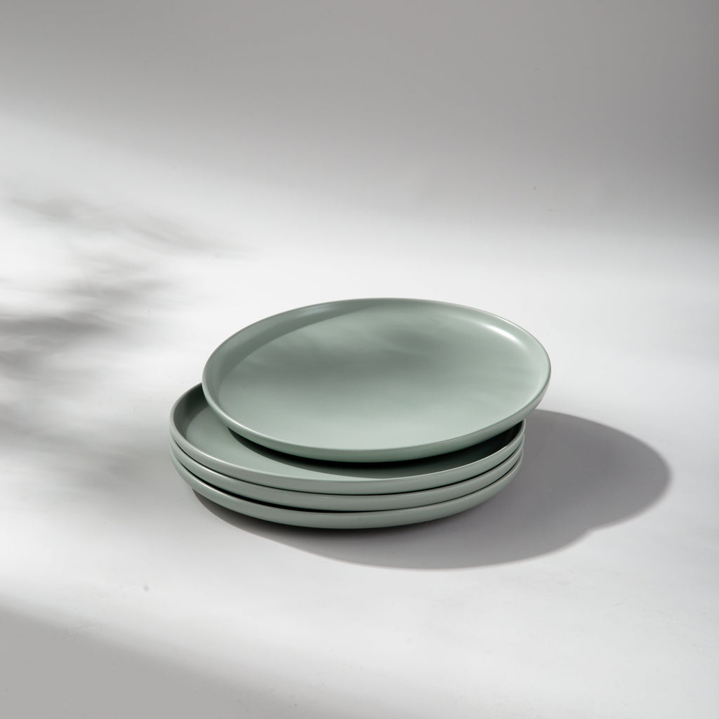 Dinnerware, Minimalist Salad Plate for Everyday Meals and Table Settings, 4 Sizes and 5 Colors image 7