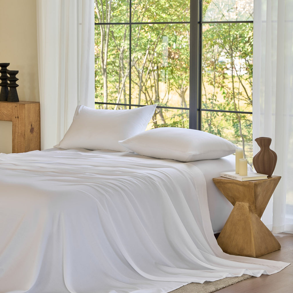 Bed Sheet Set, AiryWeight Eucalyptus, Lightweight Design, Hypoallergenic Comfort for Everyday Bedroom Comfort and Guest Rooms image 7