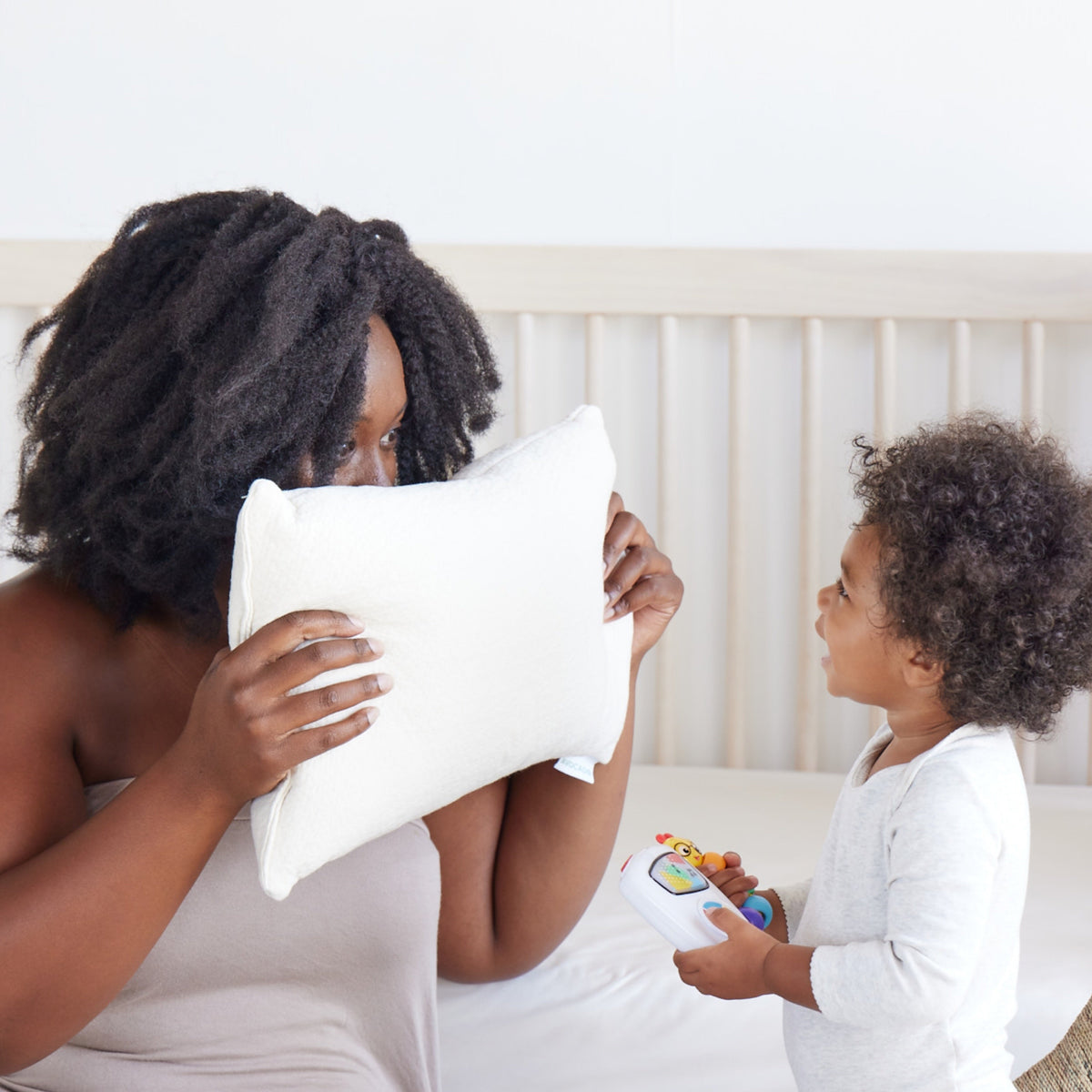 Bed Pillow, Organic Toddler, Breathable Construction for Sleeping, Reading and Bedroom Comfort, 2 Options image 7