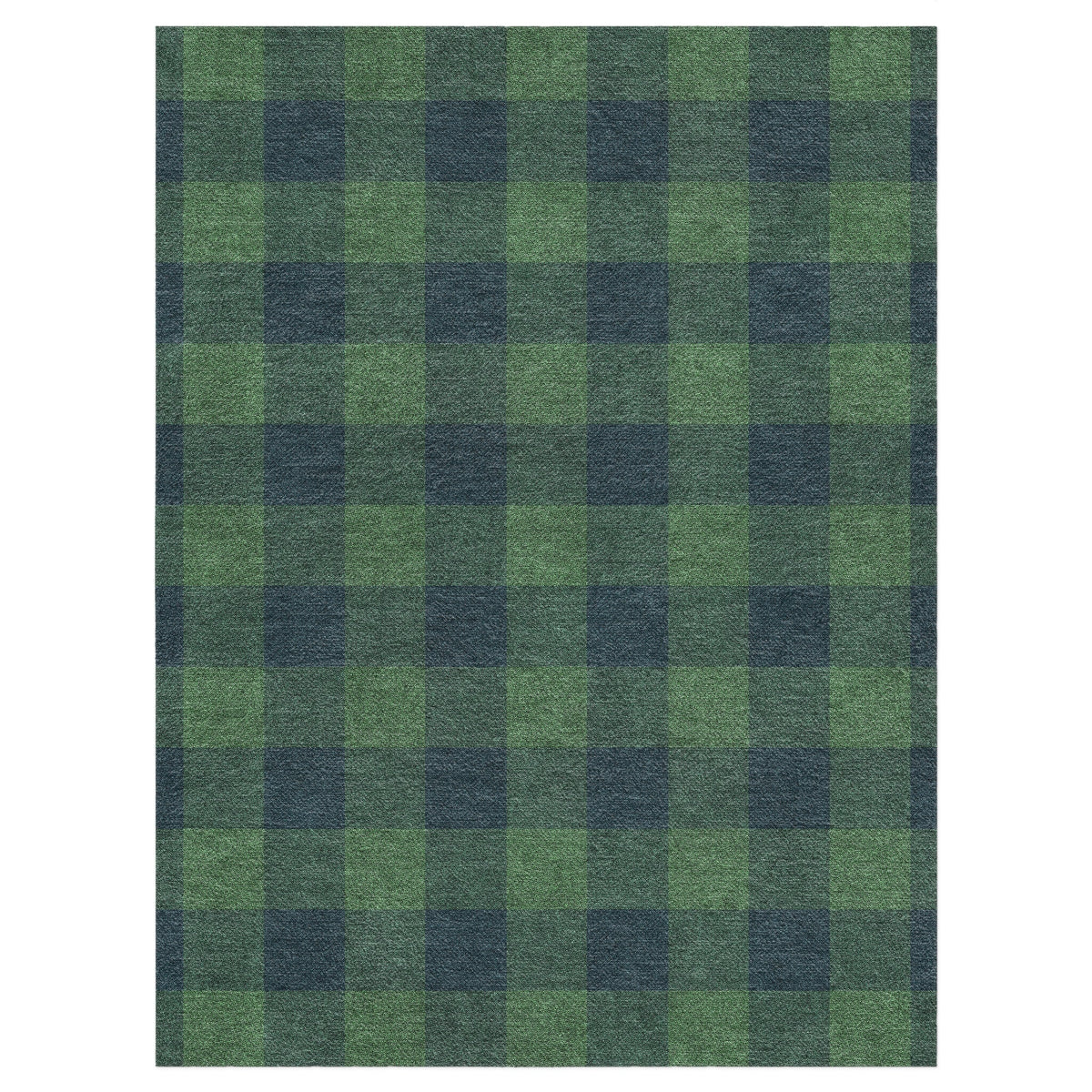Area Rug, Buffalo Plaid Green & Navy for Hallways, Dining Spaces and Home Decor, 10 Size Options image 7
