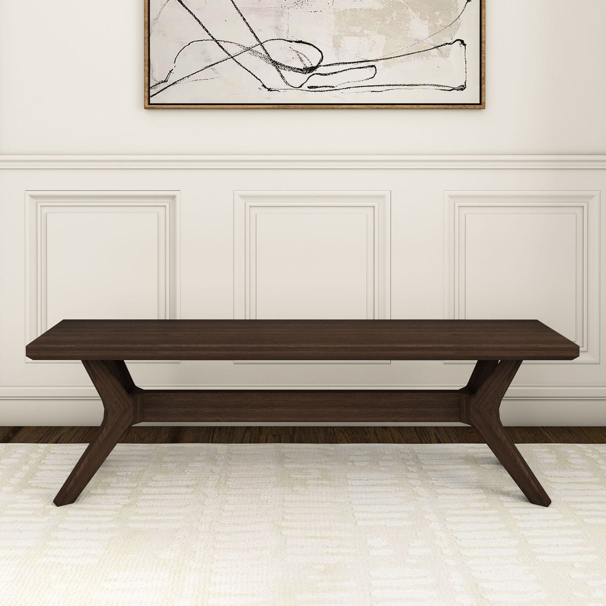 Dining Bench, Verso 60" for Dining Tables, Family Meals and Kitchen Seating, 2 Sizes and 5 Colors image 7