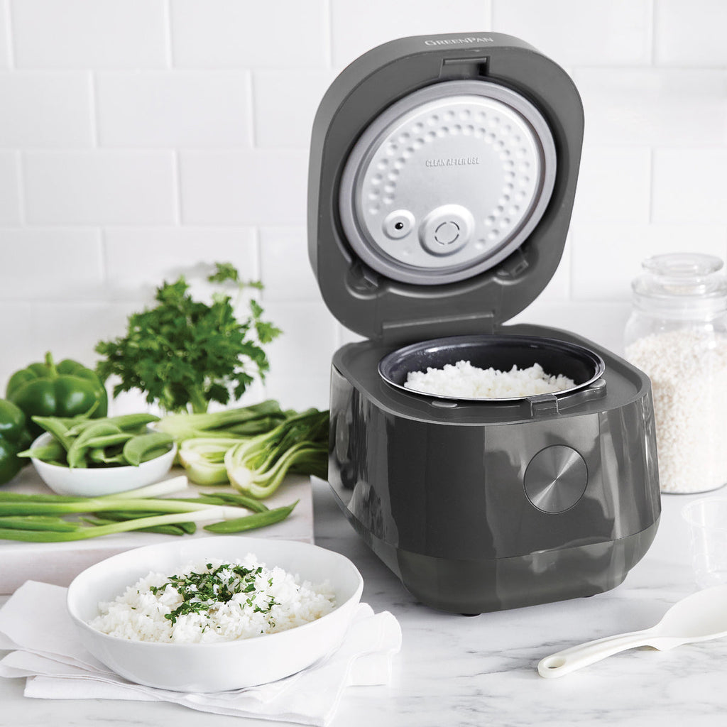 Drinkware, Bistro 8 Cup Carb Reducing Rice Cooker for Kitchen Tables, Workspaces and Daily Hydration image 7