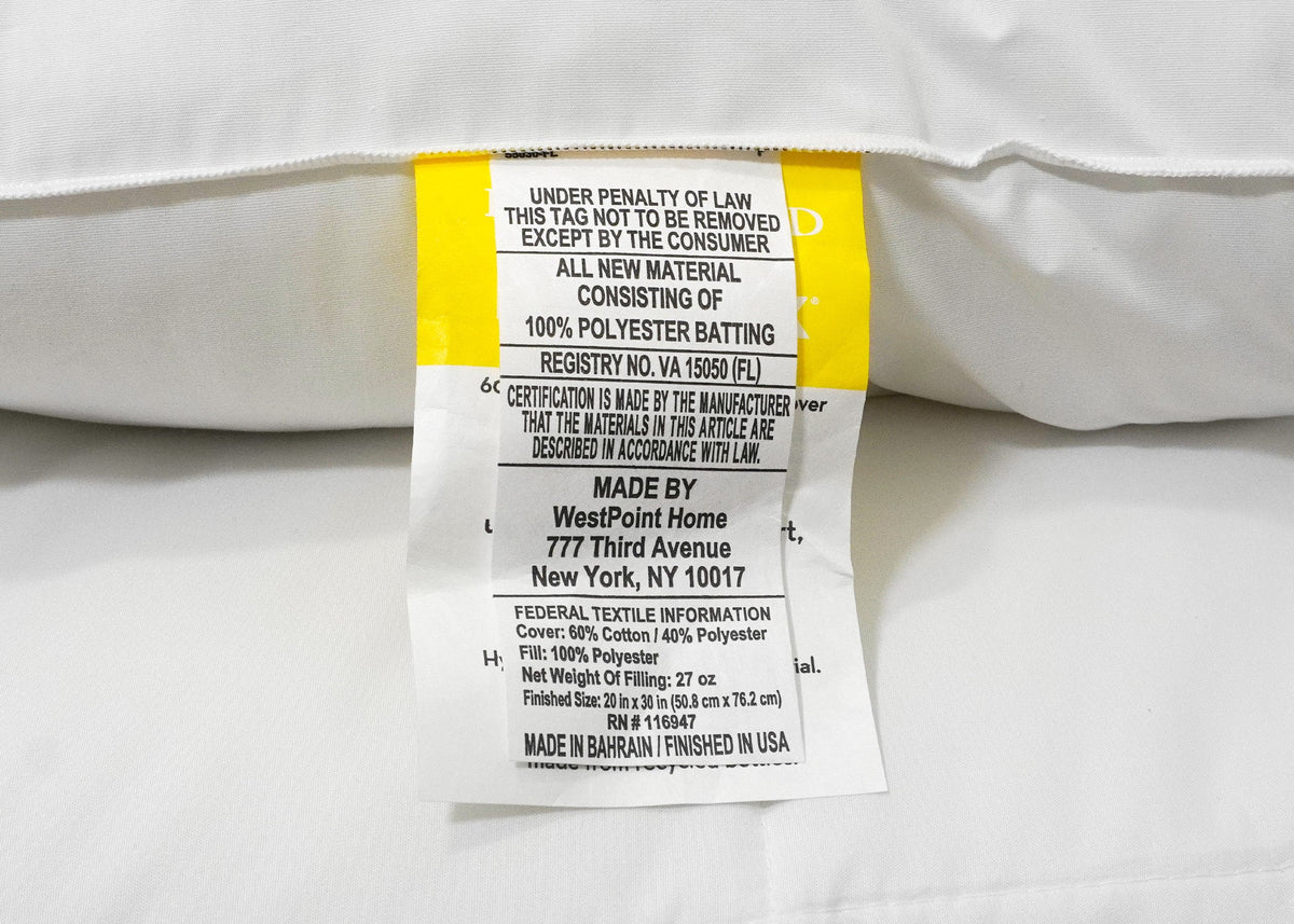 Bed Pillow, Brentwood Gold Featured at Many Hotels, Machine-Washable Care, Hypoallergenic Comfort for Everyday Sleep and Guest Room Bedding image 7