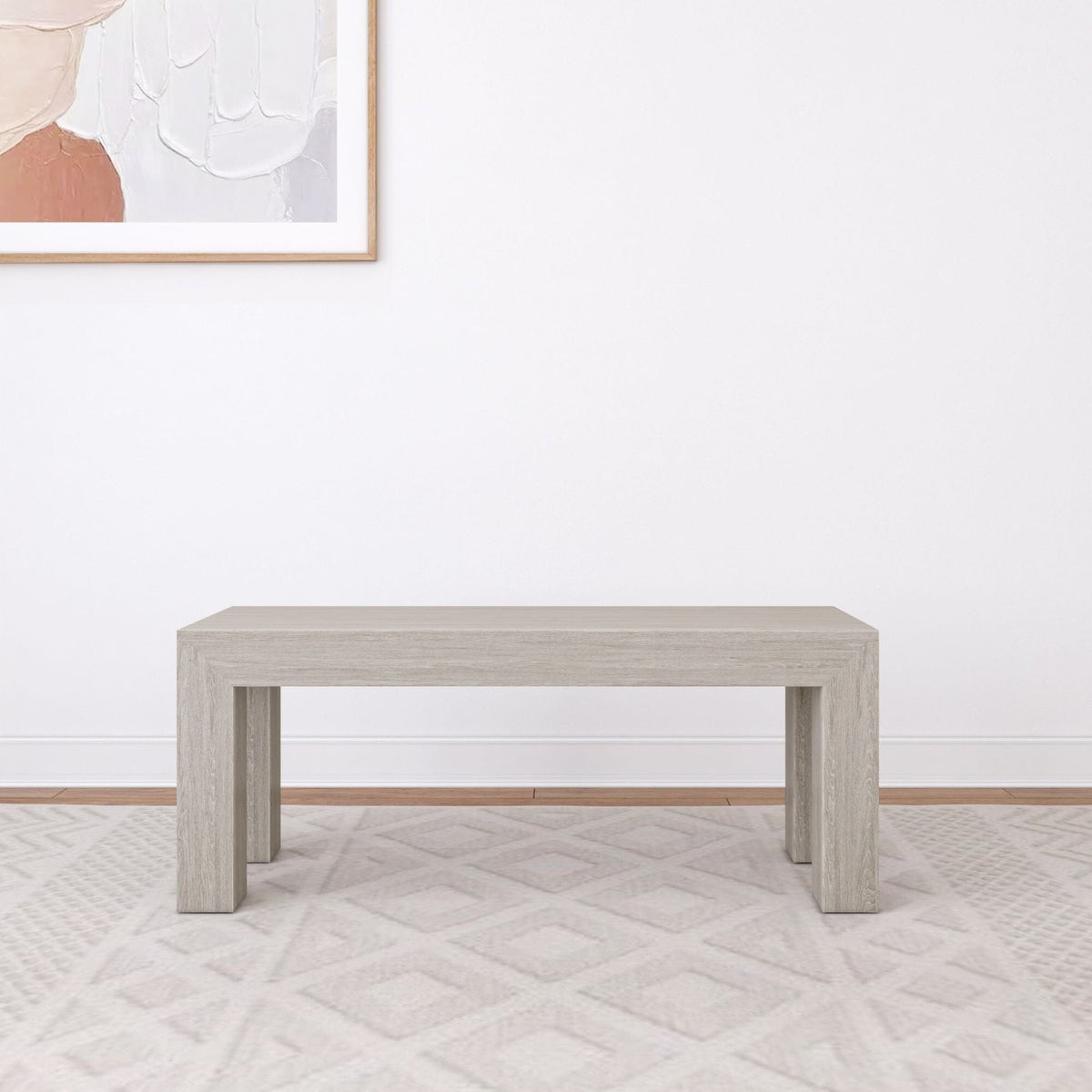 Dining Bench, Modern 49" for Dining Rooms, Kitchen Tables and Everyday Seating, 5 Color Options image 7