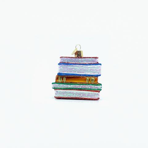 Seasonal Home Decor, Stack Of Books Ornament for Mantels, Tables and Seasonal Decorating, Designed for Everyday Home Use image 7