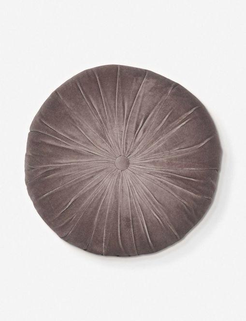 Bed Pillow, Monroe Velvet Round for Sleeping, Reading and Bedroom Comfort, 6 Color Options image 7