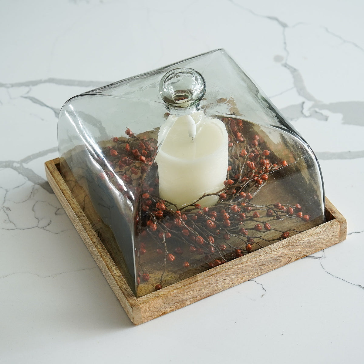 Decorative Candle, Mini Pumpkin Berries Ring for Living Rooms, Bedrooms and Relaxing Evenings image 7