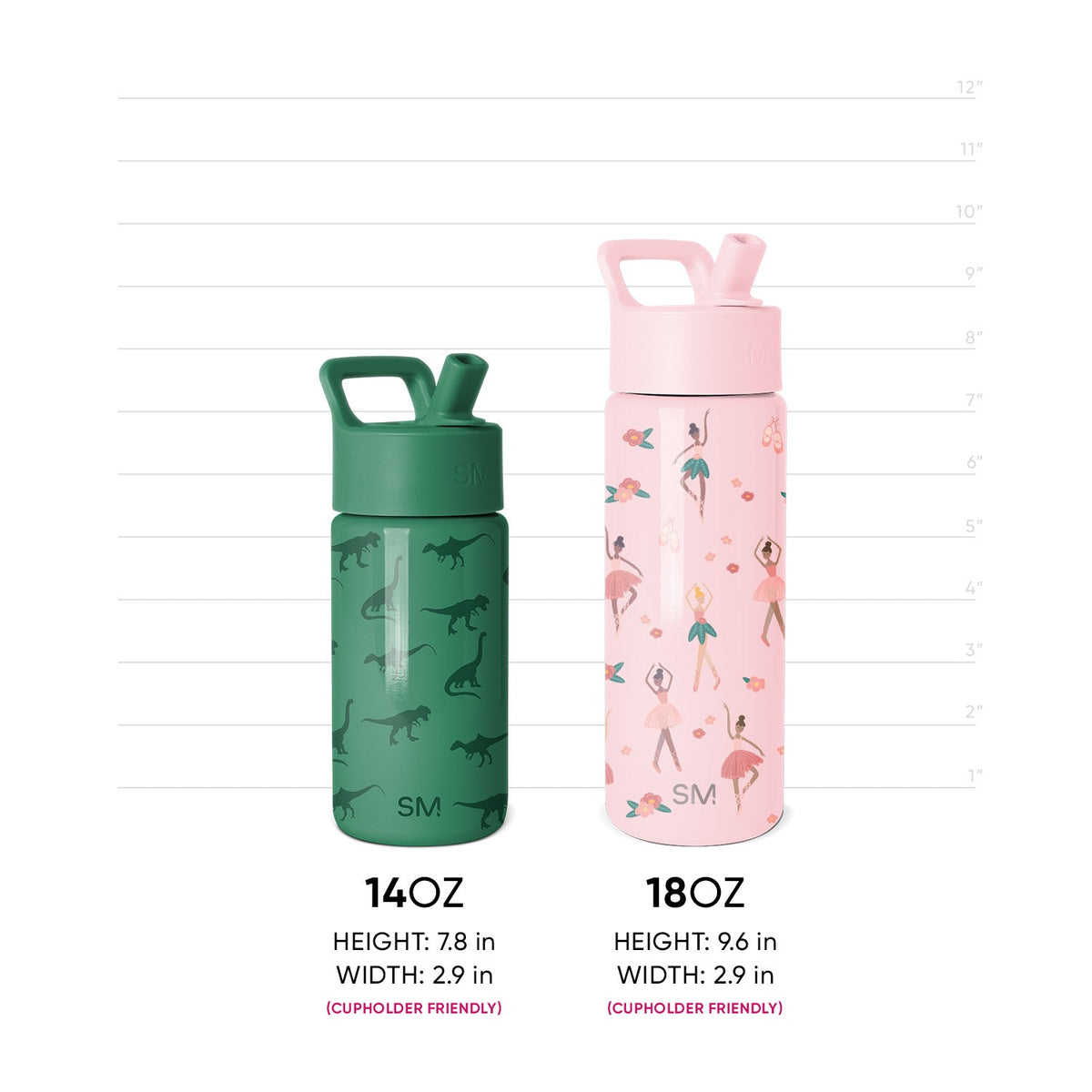 Reusable Drink Bottle, Summit Kids Water with Straw Lid, Stainless Steel Construction for Commutes, Outdoor Trips and Daily Drinks image 7