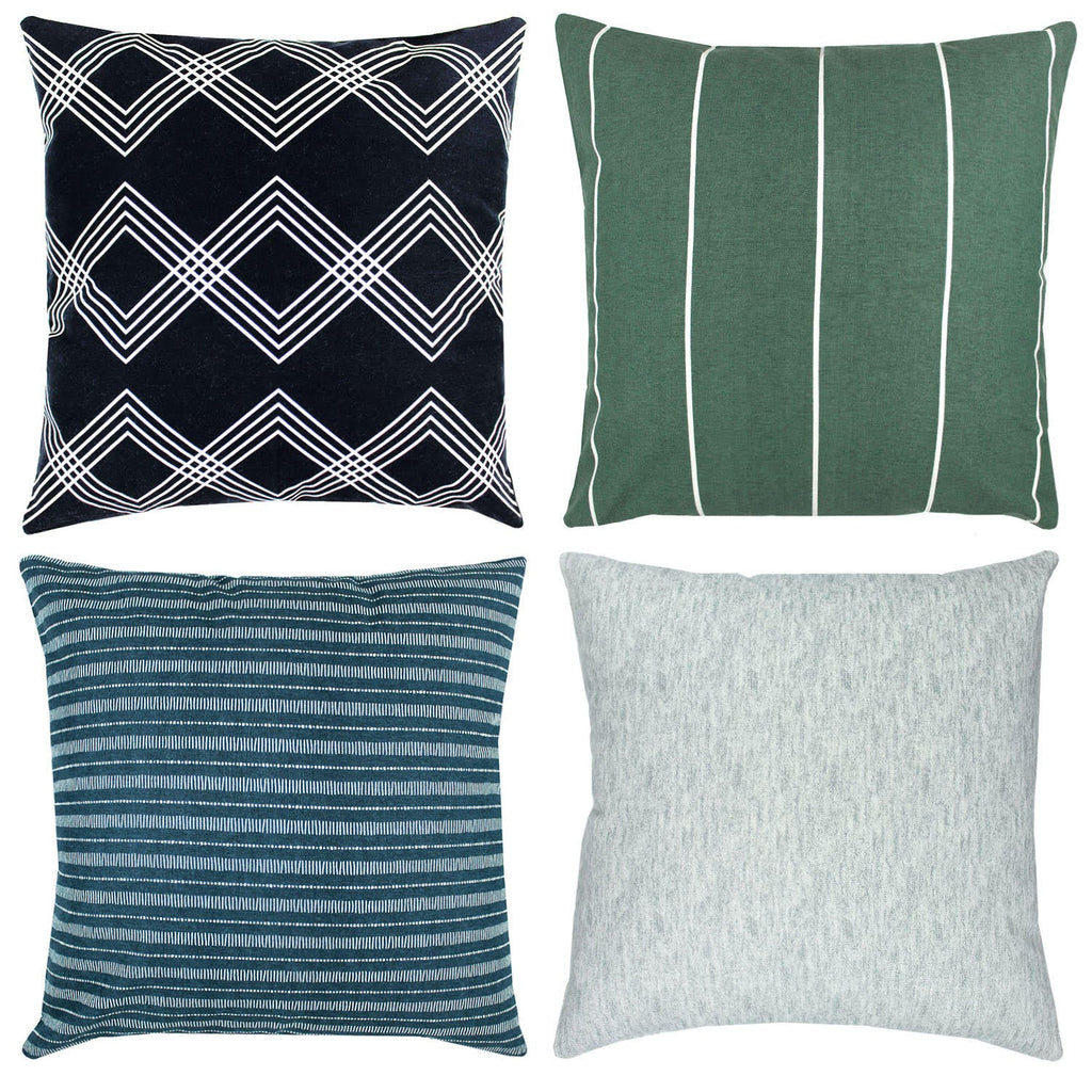 Decorative Pillow Cover Set, Kennedy 4 Pack 18", Machine-Washable Care for Sofas, Beds and Living Room Accents image 7
