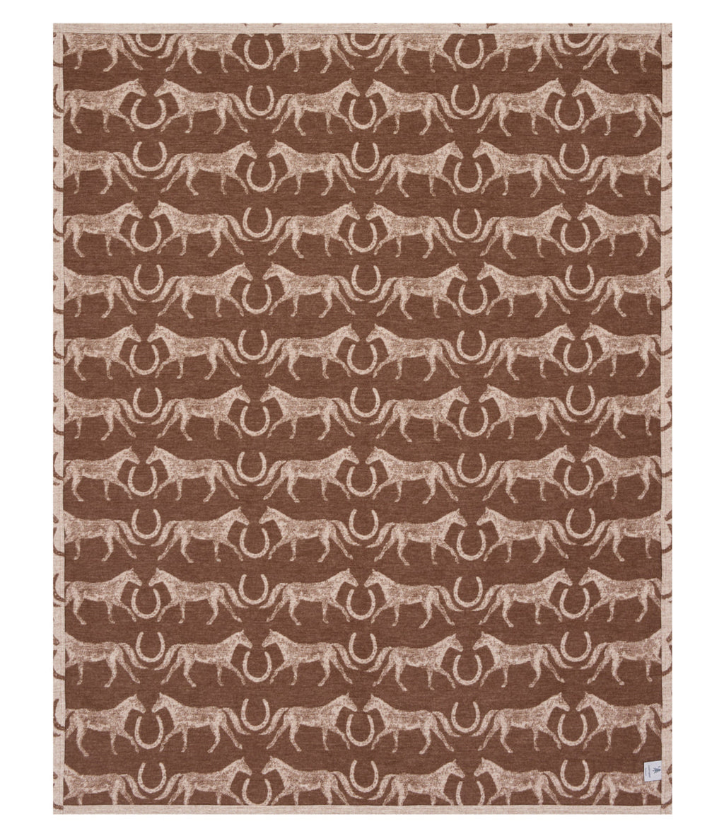 Cozy Throw Blanket, Hill Country Horses Lightweight for Sofas, Beds and Relaxing at Home, Designed for Everyday Home Use image 7