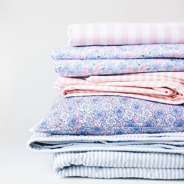 Bed Quilt, Classic Stripe for Guest Beds and Layered Bedroom Styling, 2 Size Options, Designed for Bedroom Layering and Everyday Bedding image 7