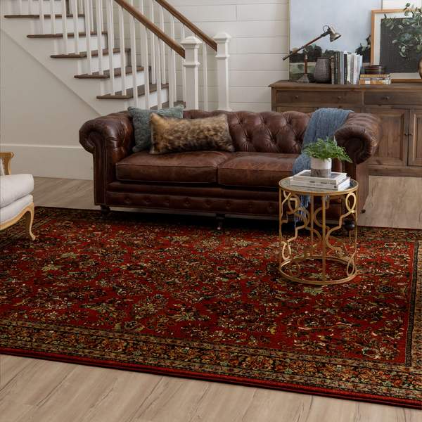 Area Rug, Spice Market Berdan Garnet for Hallways, Dining Spaces and Home Decor, 3 Size Options image 7