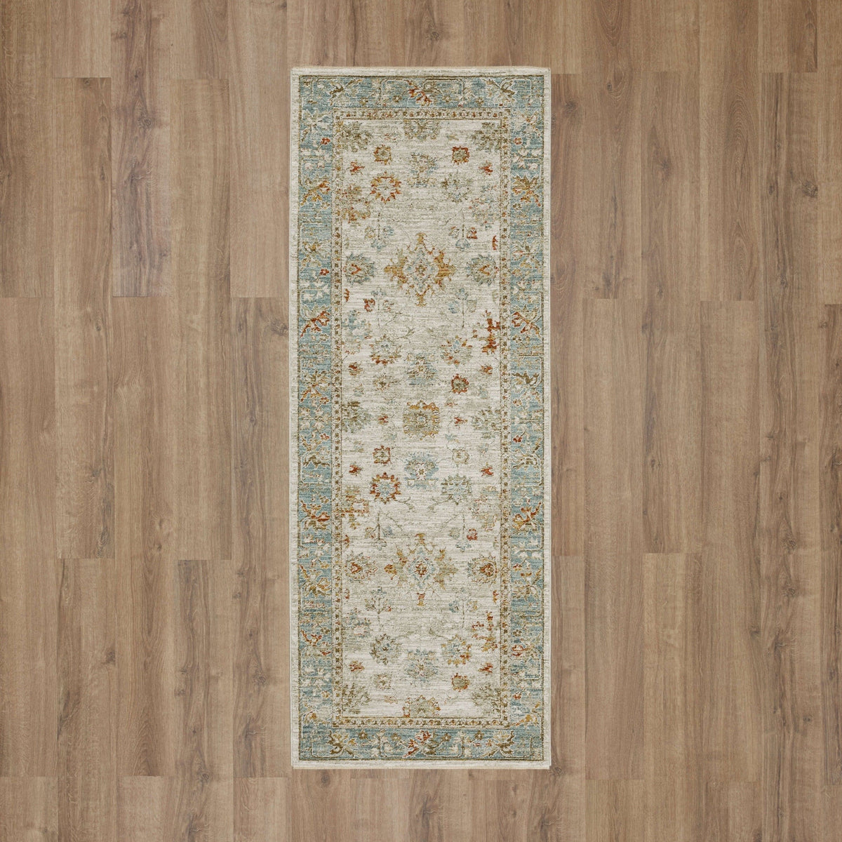 Area Rug, Adalia Iznik Cream for Hallways, Dining Spaces and Home Decor, 7 Size Options, Designed for Living Rooms, Bedrooms and Entryways image 7