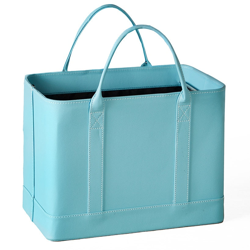Home Storage Organizer, Chic Portable File Tote for Office for Closets, Shelves and Everyday Organization, 6 Color Options image 7