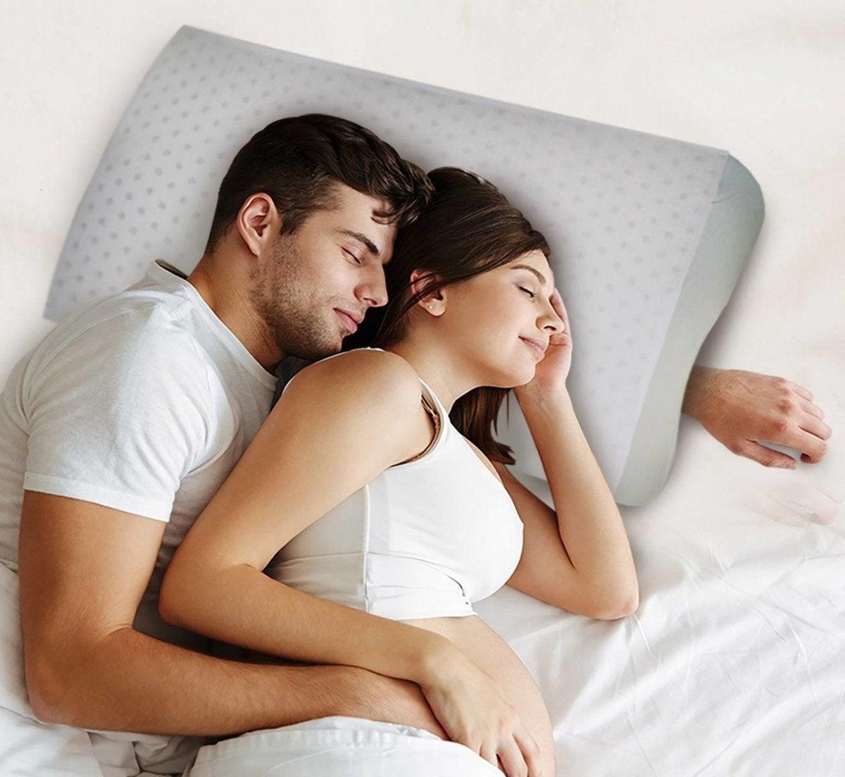 Bed Pillow, Organic Latex Contour, Cooling Comfort for Everyday Sleep and Guest Room Bedding, 2 Firmness Options image 7