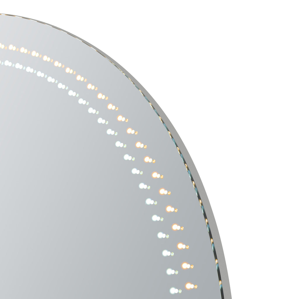 Vanity Mirror, Stage Lite Arch XL, Lightweight Design for Dressing Tables, Makeup Routines and Bedroom Vanities, 2 Style Options image 7