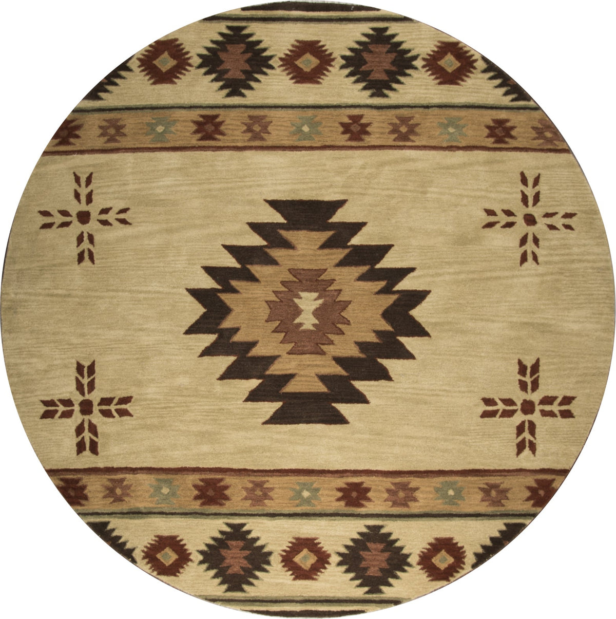 Area Rug, Southwest SU2007 Khaki for Hallways, Dining Spaces and Home Decor, 12 Size Options image 7