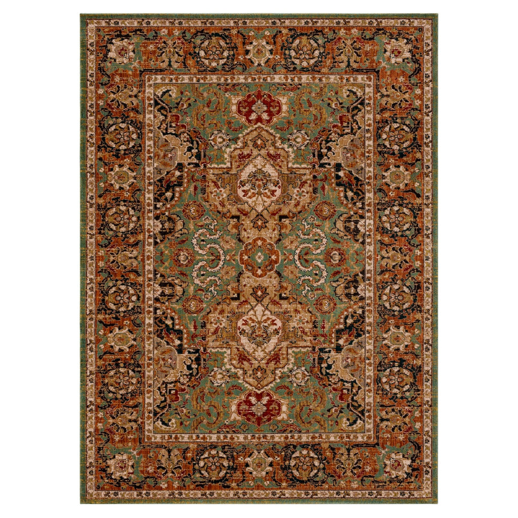 Area Rug, Spice Market Dhahar Aquamarine for Living Rooms, Bedrooms and Entryways, 5 Size Options image 7