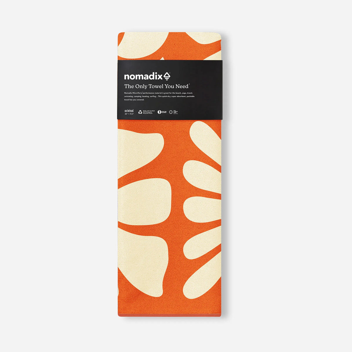 Bath Linen, Original Towel: Big Flowers Expedition Orange for Daily Bathroom Routines and Guest Baths image 7