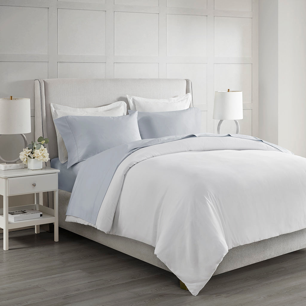 Bed Sheet Set, 500 Thread Count Egyptian Cotton Deep Pocket, Machine-Washable Care for Everyday Bedroom Comfort and Guest Rooms image 7