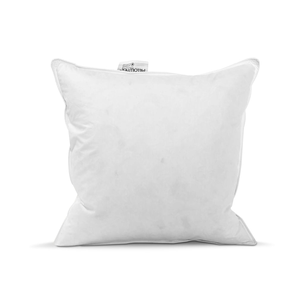 Bed Pillow, Insert White Duck Feather & Down, Machine-Washable Care for Sleeping, Reading and Bedroom Comfort, 14 Size Options image 7