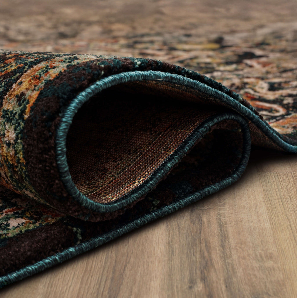 Area Rug, Spice Market Alcantara Sapphire for Living Rooms, Bedrooms and Entryways, 5 Size Options image 7