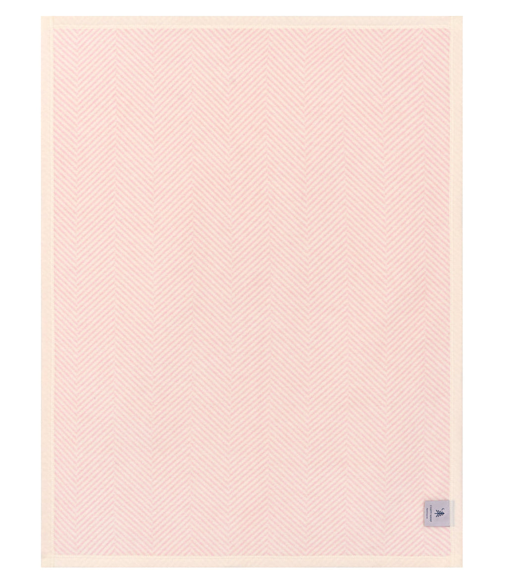 Cozy Throw Blanket, Harborview Herringbone Ballet Pink Mini for Living Rooms, Bedrooms and Everyday Lounging image 7
