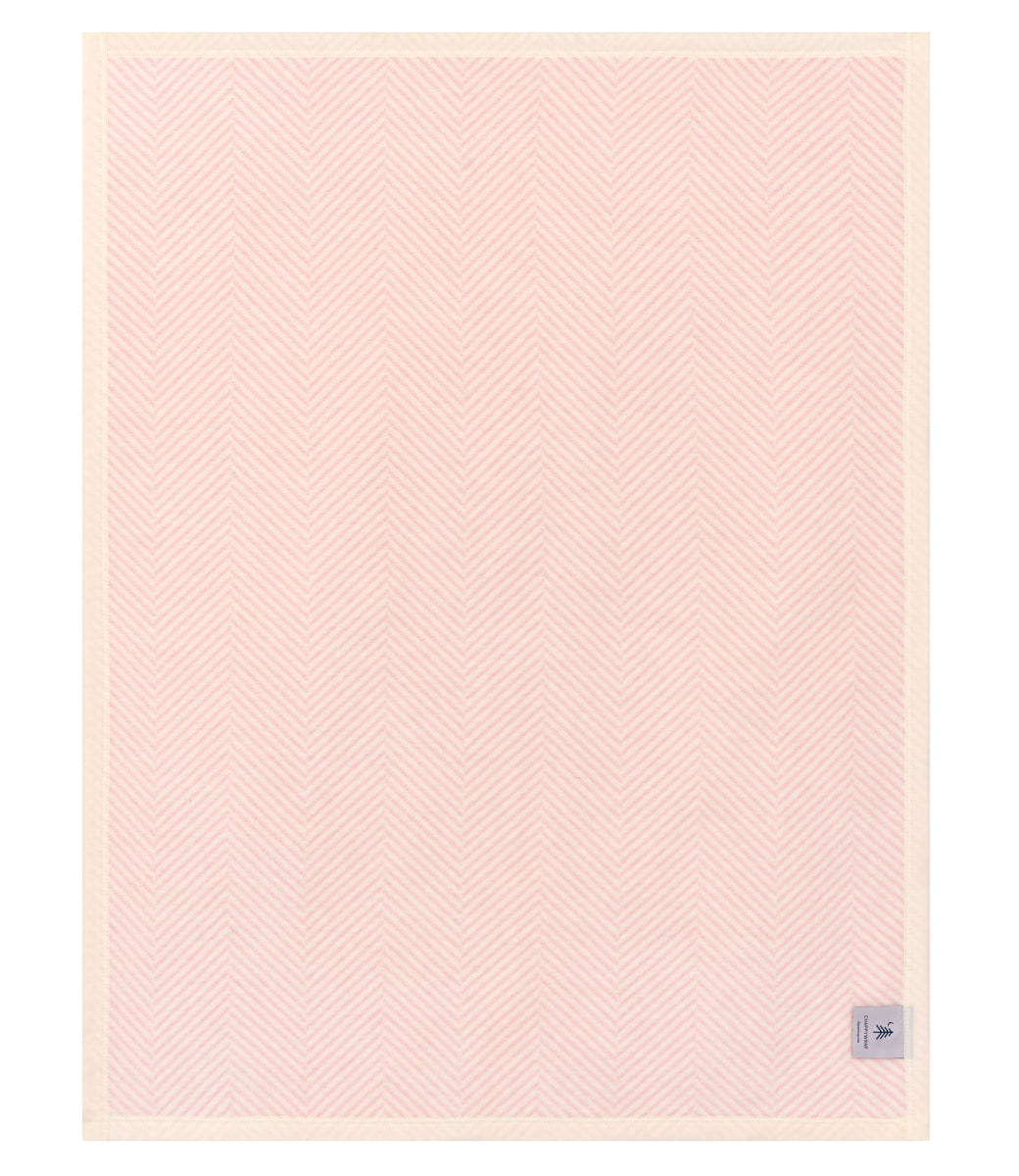 Cozy Throw Blanket, Harborview Herringbone Ballet Pink Mini for Living Rooms, Bedrooms and Everyday Lounging image 7