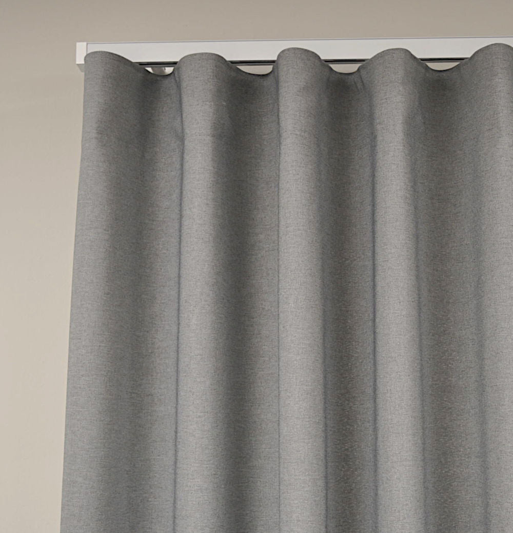 Window Curtain, Nexgen Single Double Ripplefold Track Sets for Bedrooms, Living Rooms and Home Privacy, 5 Sizes and 4 Colors image 7