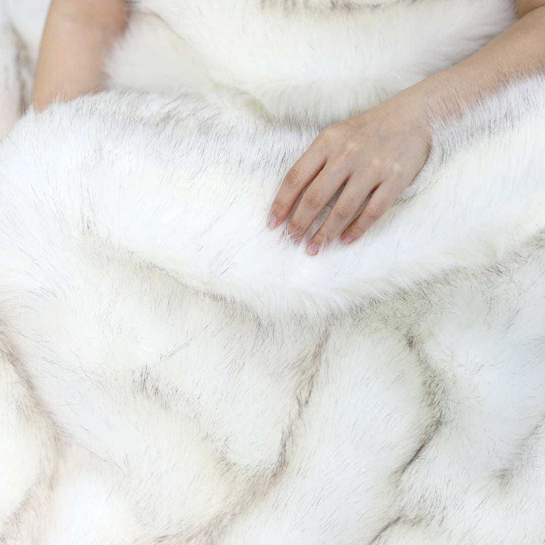 Cozy Throw Blanket, Faux Fox Fur for Living Rooms, Bedrooms and Everyday Lounging, 2 Size Options image 7