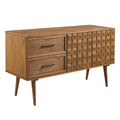 TV Stand, Tessa Solid Wood Prism Sideboard, Adjustable Design for Living Rooms, Media Storage and Home Entertainment image 7