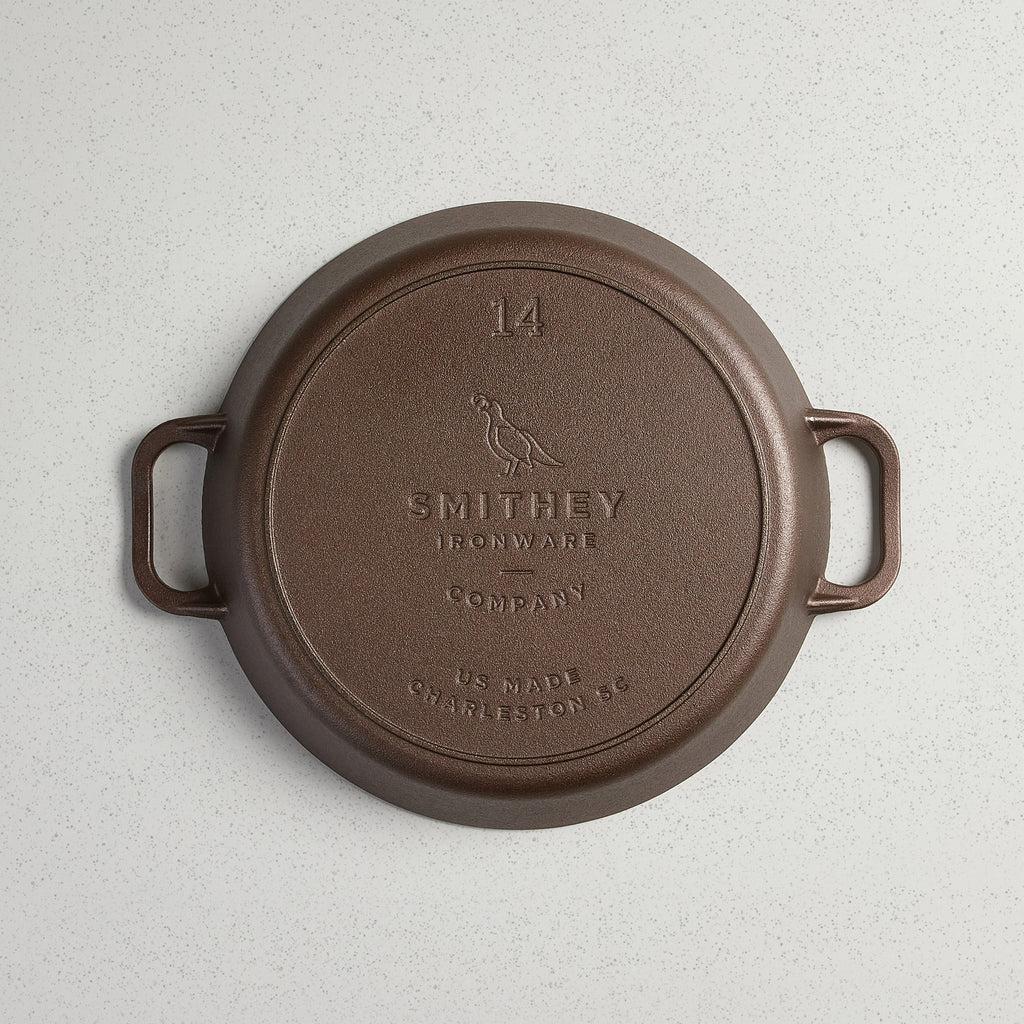 Fry Pan, No. 14 Dual Handle Skillet for Stovetop Cooking, Family Meals and Daily Kitchen Use image 7