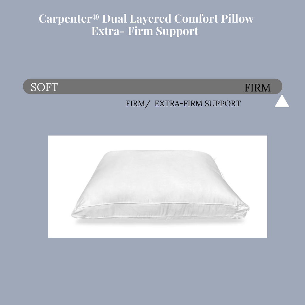 Bed Pillow, Co. Dual Layered Comfort Extra Firm Support, Machine-Washable Care for Everyday Sleep and Guest Room Bedding, 2 Size Options image 7