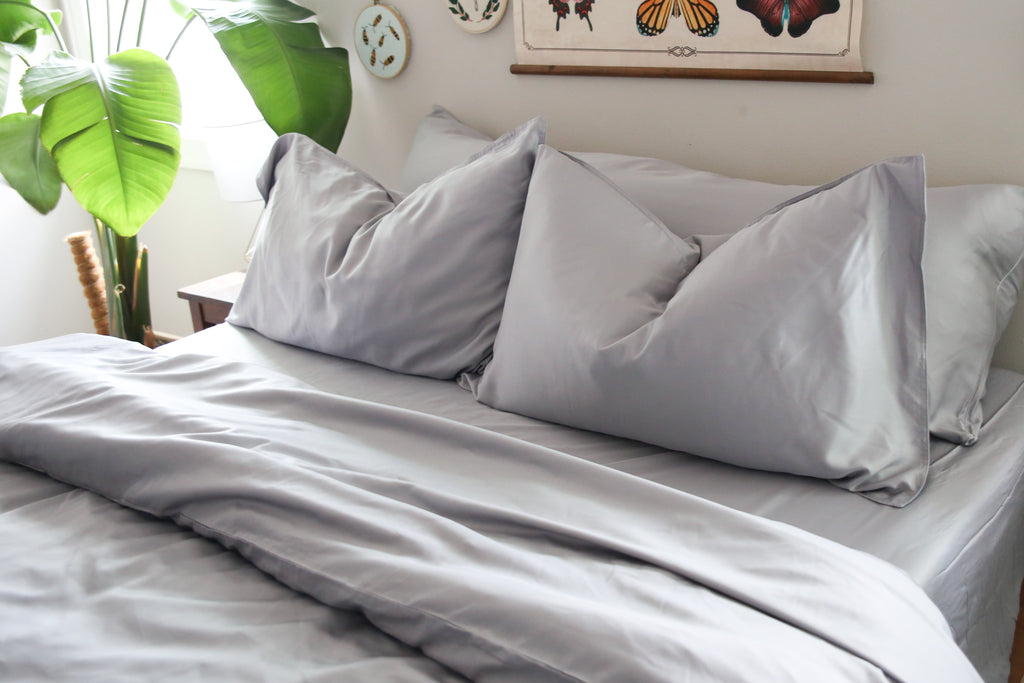 Bed Sheet Set, Copper Infused Bamboo Antimicrobial, Cooling, Lightweight Design for Everyday Bedroom Comfort and Guest Rooms image 7
