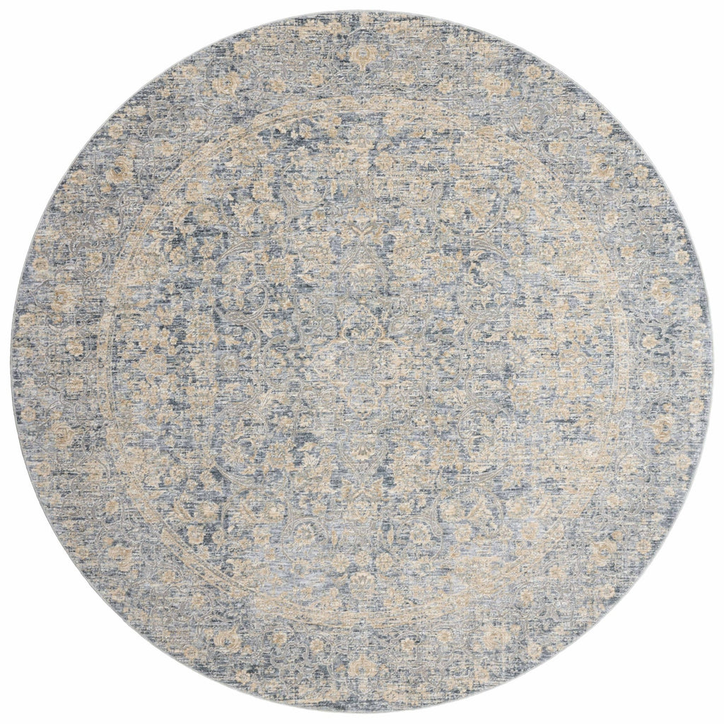 Kitchen Cookware, Pandora PAN 01 Blue Gold Area Rug for Everyday Meals and Home Cooking, 13 Size Options image 7