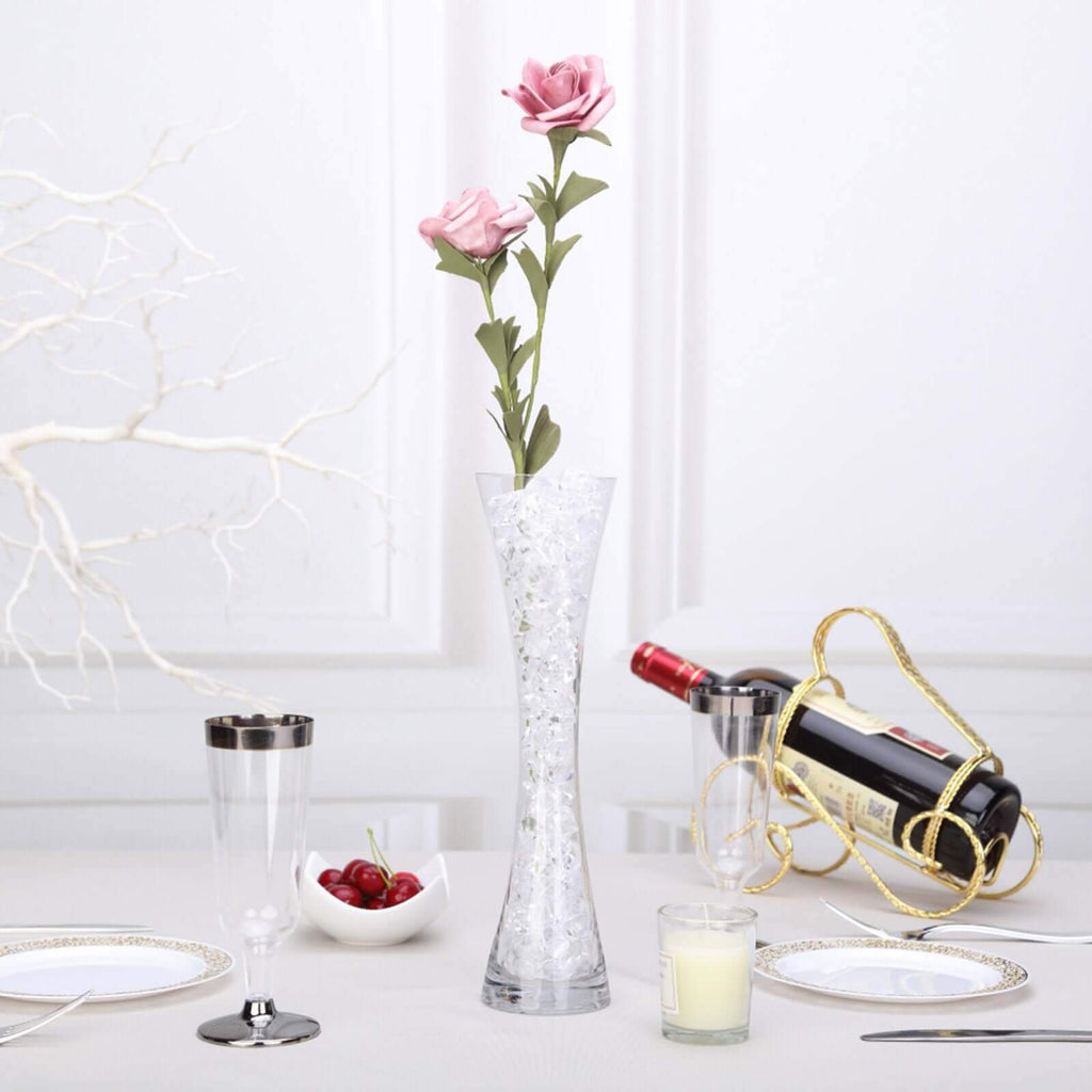 Decorative Vase, 300 Pcs Clear Acrylic Ice Bead Fillers Large for Flowers, Shelves and Living Spaces image 7