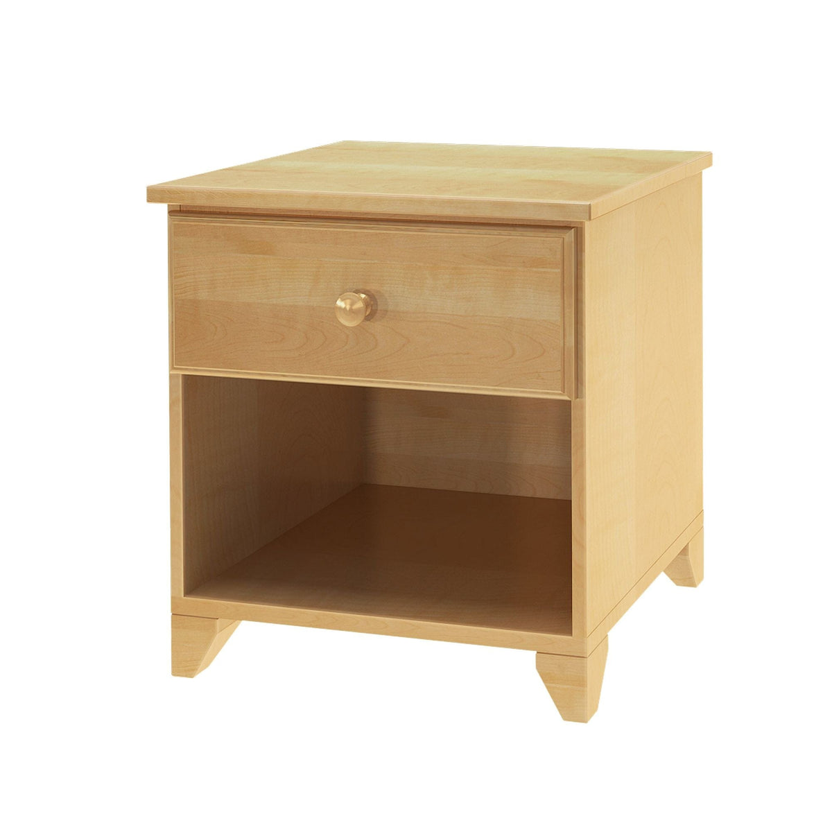 Nightstand, Classic with Shelf, Solid Wood Construction for Bedside Storage, Bedroom Organization and Guest Rooms, 3 Color Options image 8