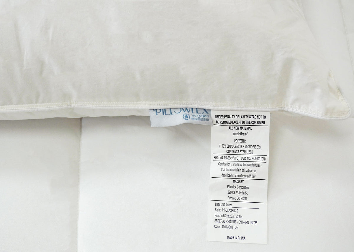 Bed Pillow, Premium Polyester Extra Firm for Sleeping, Reading and Bedroom Comfort, 3 Size Options image 8
