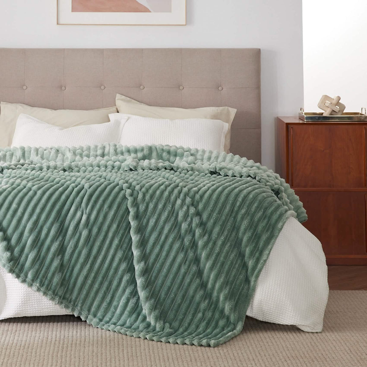 Cozy Throw Blanket, GentleSoft for Sofas, Beds and Relaxing at Home, 8 Sizes and 15 Colors image 8