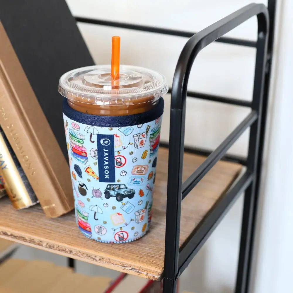 Reusable Cup Sleeve, Fast Talker, Lightweight Design, Neoprene Construction for Coffee Cups, Daily Commutes and Dry Hands, 4 Size Options image 8