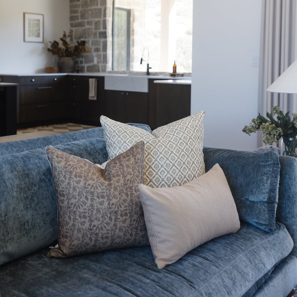 Decorative Pillow Cover Set, Evie in Linen 18" 20" 22" 26" for Bedroom Styling and Living Room Decor, 5 Size Options image 8