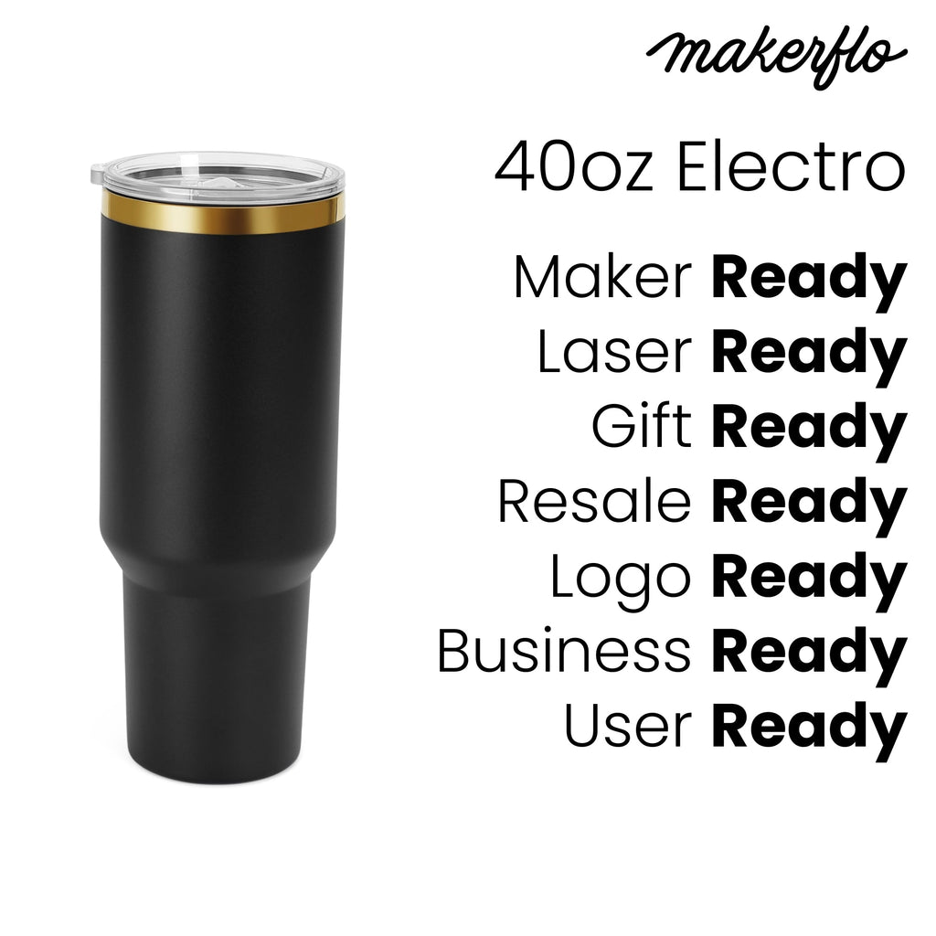 Insulated Tumbler, 40oz Electroplated, Stainless Steel Construction for Everyday Drinks, Home and Entertaining, 4 Color Options image 8