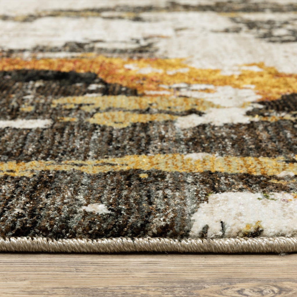 Area Rug, Evolution 7770J Beige Charcoal for Hallways, Dining Spaces and Home Decor, 11 Size Options image 8