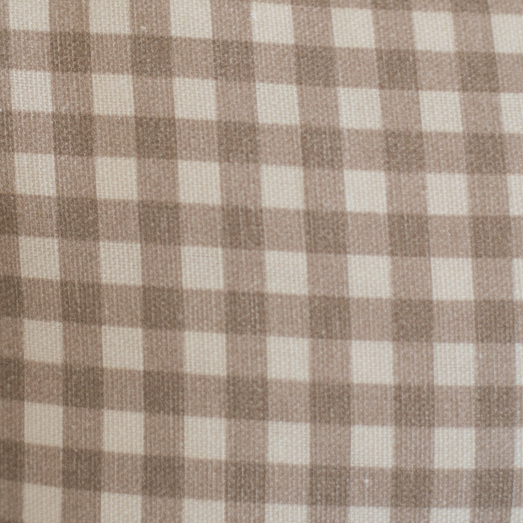 Decorative Pillow Cover Set, Tan Gingham Lumbar 12x20" 12x40", Lightweight Design for Bedroom Styling and Living Room Decor, 2 Size Options image 8