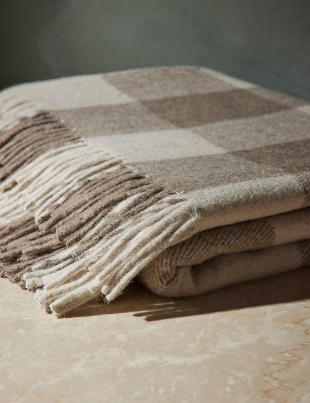 Cozy Throw Blanket, Recycled Wool for Living Rooms, Bedrooms and Everyday Lounging, 2 Color Options image 8