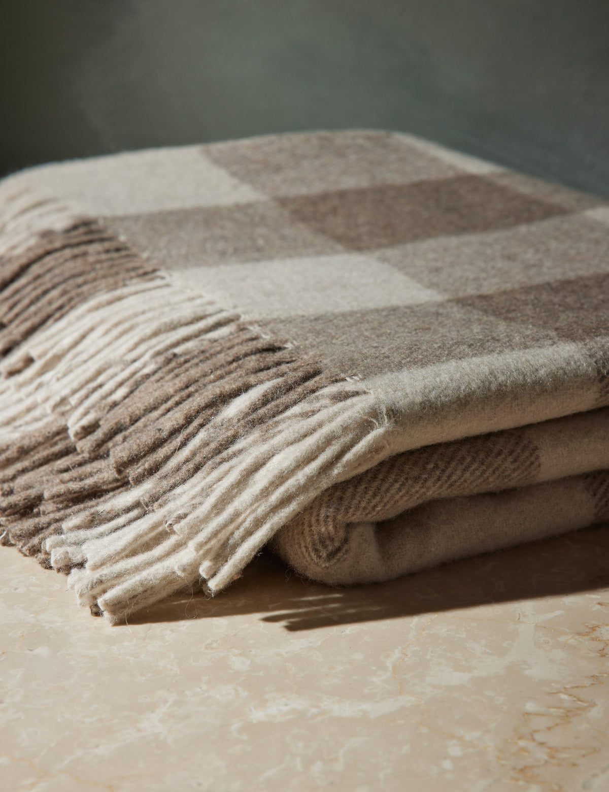 Cozy Throw Blanket, Recycled Wool for Living Rooms, Bedrooms and Everyday Lounging, 2 Color Options image 8